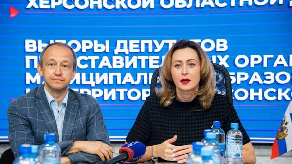 Брифинг председателя Избирательной комиссии региона Марины Захаровой