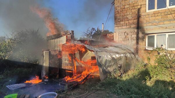 В Раздольненском районе Крыма на пожаре найден погибший