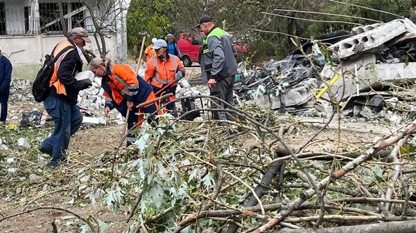 В Новой Каховке восстановили подачу света, газа и воды в разрушенные в результате удара ВСУ дома