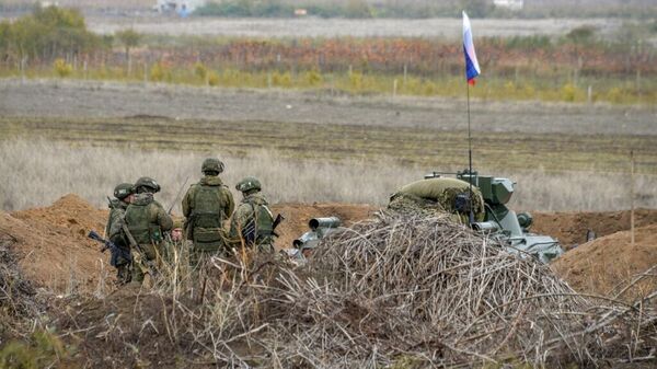 Российские миротворцы в Нагорном Карабахе. Фото AFP