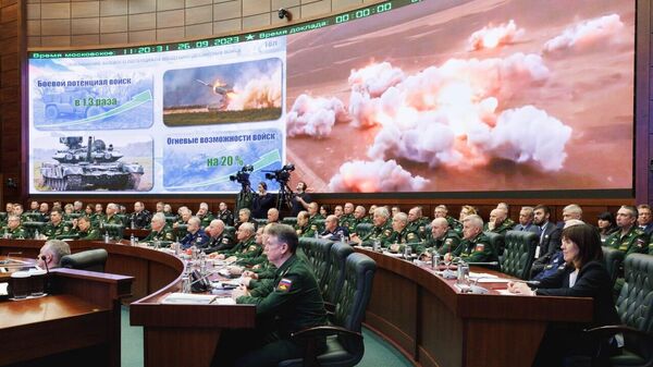 Заседание Коллегии Минобороны России
