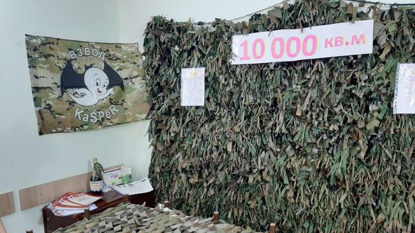 Волонтеры Симферополя за 5 месяцев сплели 10 тысяч метров маскировочных сетей для фронта