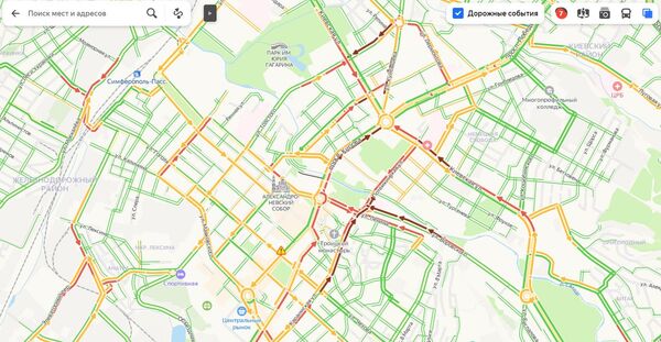 Пробки в Симферополе