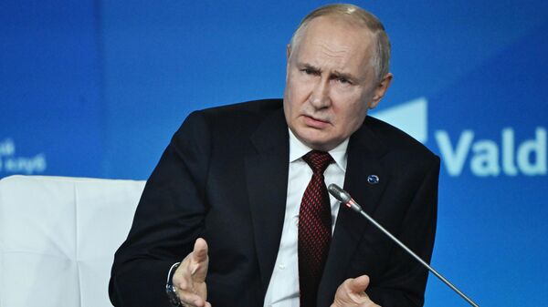 Президент РФ Владимир Путин принял участие в работе дискуссионного клуба Валдай