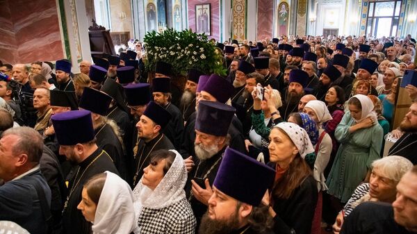 Новый владыка Крымской метрополии в кафедральном соборе Симферополя