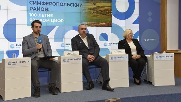 Пресс-конференция Симферопольский район: 100-летие языком цифр 