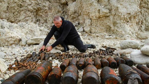 В Севастополе со дна моря в бухте Гильзовая подняты больше 6 тысяч боеприпасов