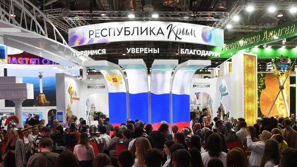Крымский павильон на выставке Россия