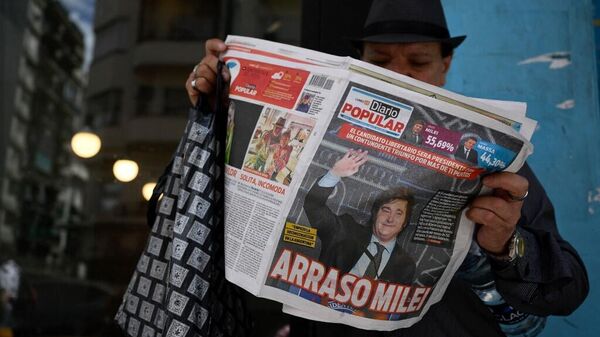 авьер Милей одержал победу на президентских выборах в Аргентине