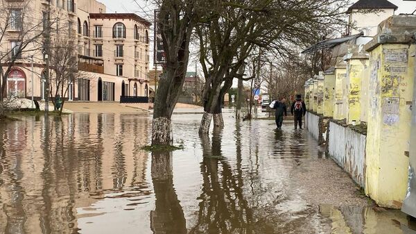 Последствия урагана в Евпатории