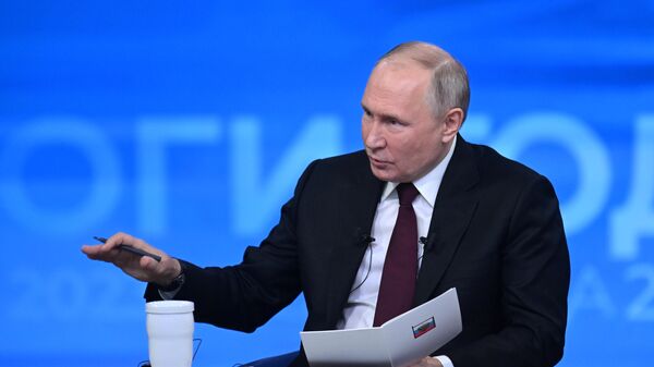 Прямая линия и большая пресс-конференция президента РФ В. Путина