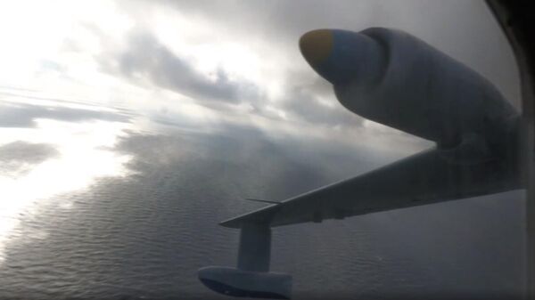 В Черном море самолет-амфибия ЧФ выпустил бомбы по морской цели