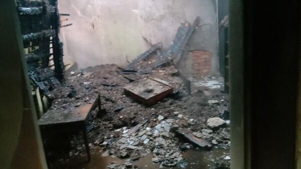Пожар в жилом доме в Раздольненском районе Крыма