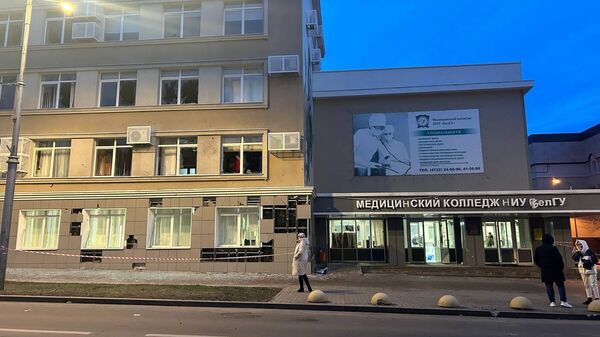 Улица Белгорода после обстрела ВСУ