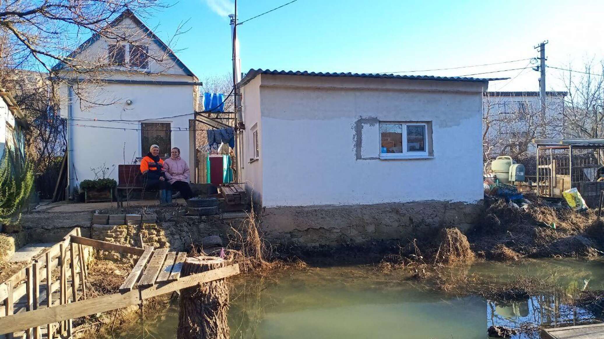 Вода не спешит уходить