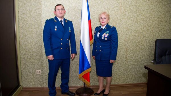 Валентина Федоровна Голикова и Евгений Барюгин