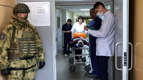 Военные России в больнице
