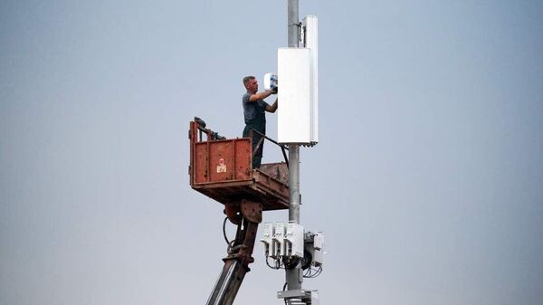 Вышка мобильной связи в Херсонской области