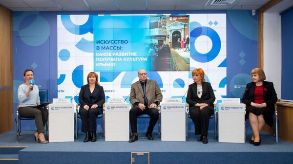 Пресс-конференция Искусство в массы: какое развитие получила культура Крыма?