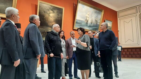 Открытие отреставрированной галереи Айвазовского в Феодосии