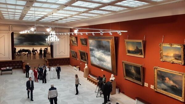 Открытие отреставрированной галереи Айвазовского в Феодосии