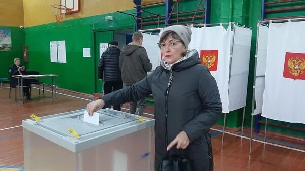 Голосование на выборах президента России в Феодосии