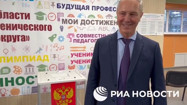 Губернатор Херсонской области Владимир Сальдо проголосовал на выборах президента России