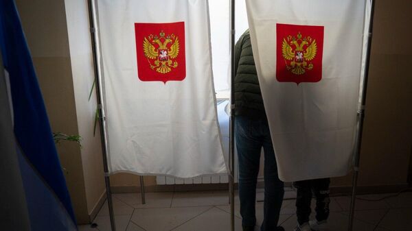Голосование на выборах президента России в Симферополе