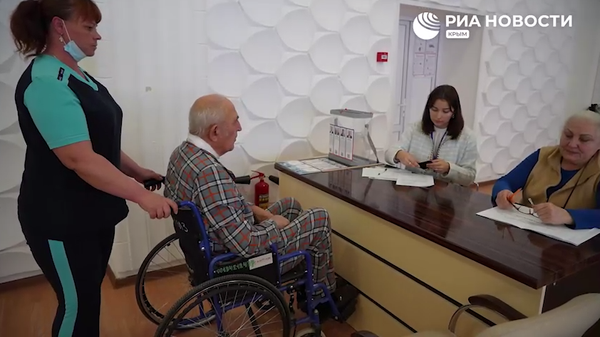 В Симферопольской горбольнице № 7 работают избирательные участки для пациентов