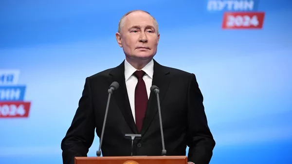 В. Путин встретился с доверенными лицами в избирательном штабе