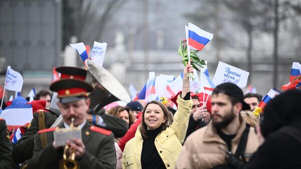 На выставке Россия состоялось праздничное шествие Крым — Севастополь — Россия НАВСЕГДА
