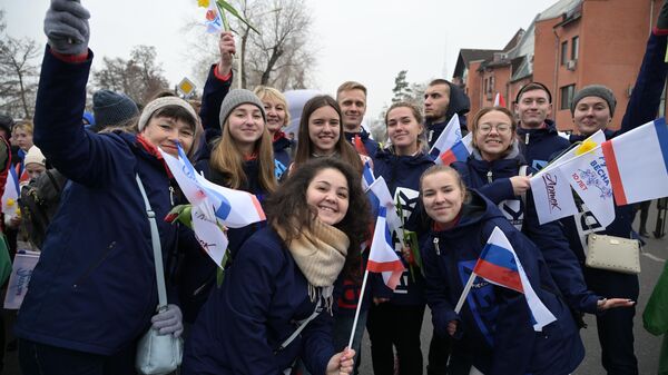 На выставке Россия состоялось праздничное шествие Крым — Севастополь — Россия НАВСЕГДА
