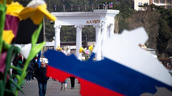 Празднование годовщины воссоединения Крыма с Россией