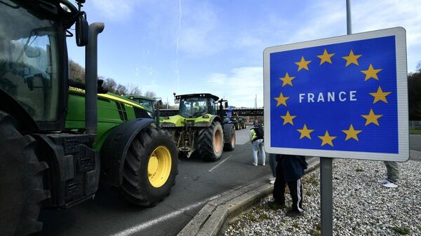 Фермеры на французской границе