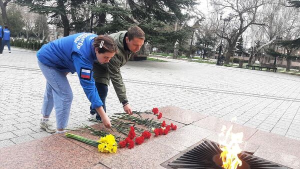 В Феодосии организован стихийный мемориал в память о жертвах теракта в Крокус Сити Холле