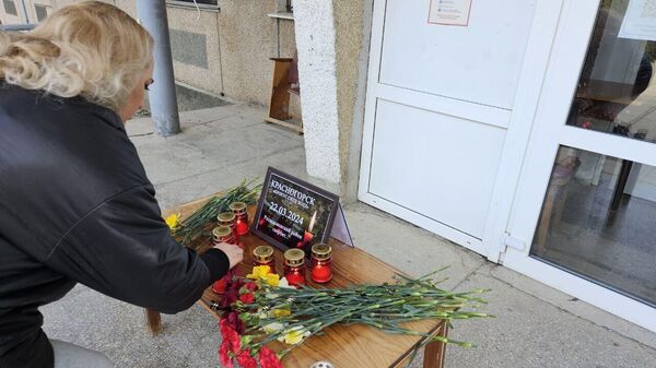 В Раздольненском районе организован стихийный мемориал в память о жертвах теракта в Крокус Сити Холле