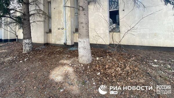 Повреждения зданий после массированной атаки ВСУ на Севастополь