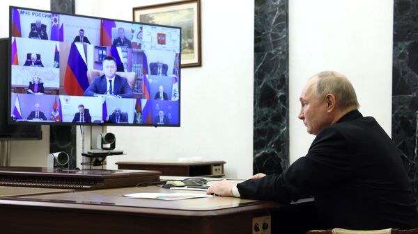 Президент РФ В. Путин провел совещание по мерам, принимаемым после теракта в Крокус Сити Холле