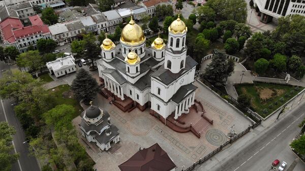 Александро-Невский кафедральный собор в Симферополе.