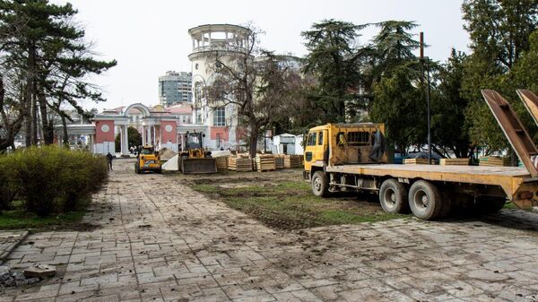 Реконструкция Екатерининского сада в Симферополе