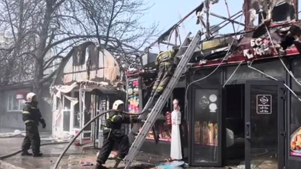 В Севастополе сгорели два кафе