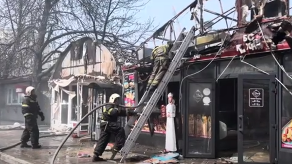 В Севастополе сгорели два кафе