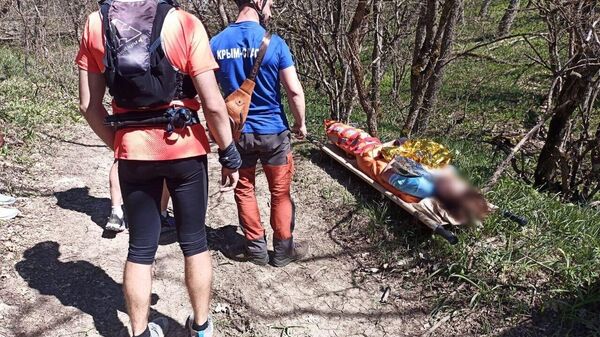 Туристка пострадала в горах Крыма