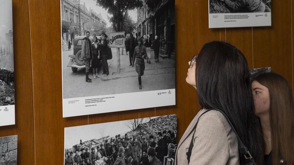 Выставка МИА Россия сегодня к 80-летию освобождения Крыма в Крымском федеральном университете.