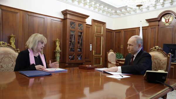 Президент Владимир Путин встретился с главой Центризбиркома Эллой Памфиловой