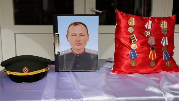 В Красногвардейском районе Крыма открыли памятную доску герою СВО Александру Филонову