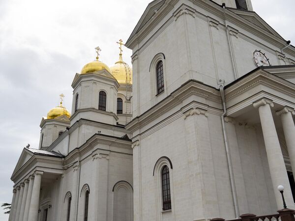 Вербное воскресенье, Симферополь, Александро-Невский кафедральный собор Вербное воскресенье, Симферополь, Александро-Невский кафедральный собор