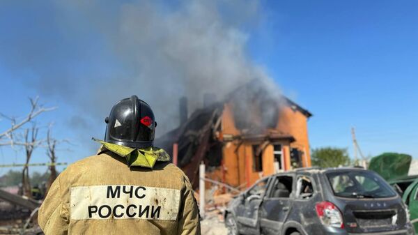 В городе Белгороде произошел взрыв