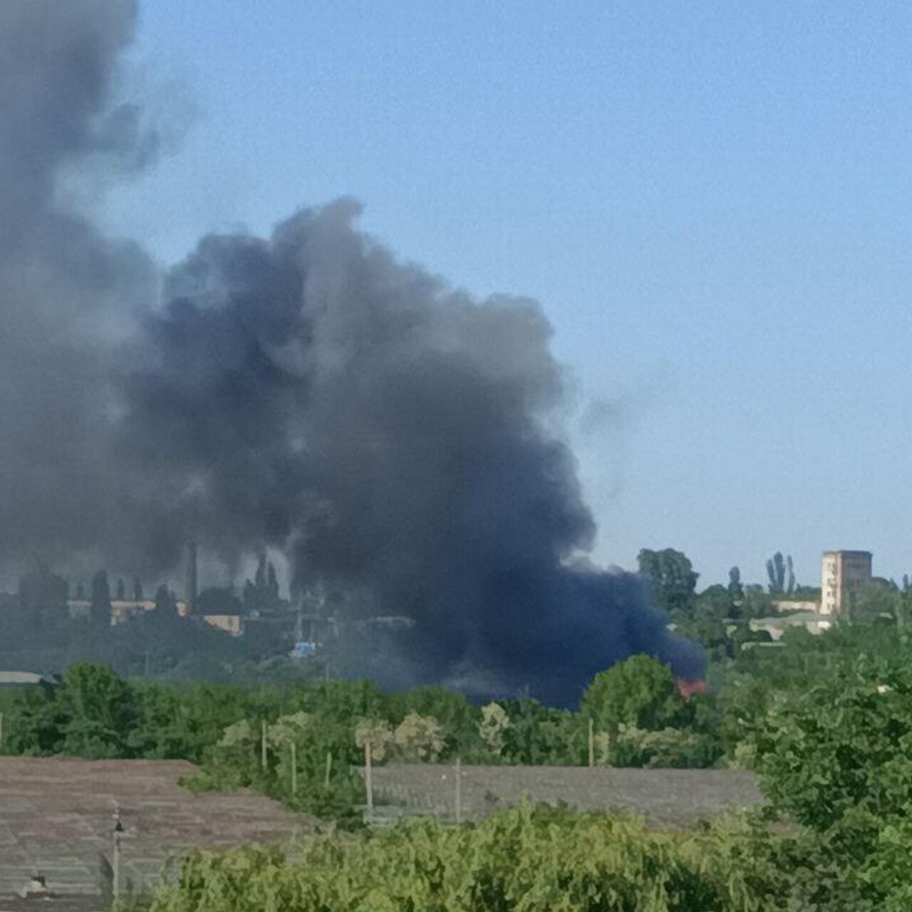 В Симферополе вспыхнул пожар - РИА Новости Крым, 04.05.2024