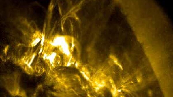 Картина магнитных полей на Солнце